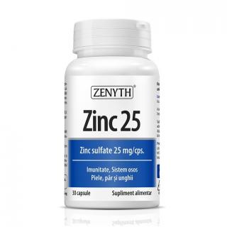 Zinc 25mg 30cps - Zenyth Pharmaceuticals