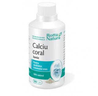 Calciu Coral Ionic 90cps Rotta Natura