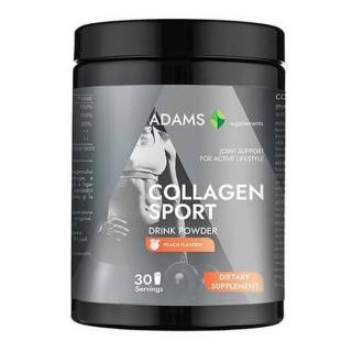 Collagen Sport Pulbere Instant cu Aroma de Piersica 600g Adams Vision