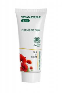 Crema de fata cu Argint si Aur coloidal 75ml Viva Natura