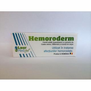 Hemoroderm Supozitoare 1.5g X 10buc Laur Med