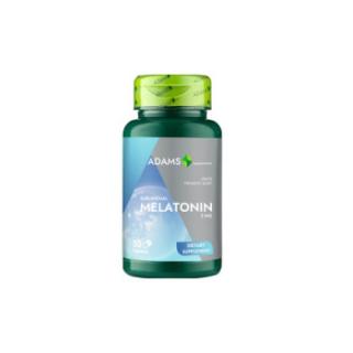 Melatonina Sublingual 3mg 50 tablete 1+1 pachet Adams Vision