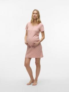 Camasa de noapte pentru alaptare - Mamalicious Mira Star Rose