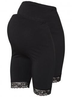 Colanti tip pantaloni scurti pentru gravide Mamalicious Lenn - set 2 bucati