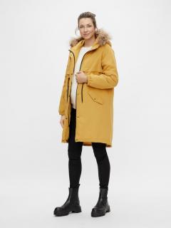 Geaca parka pentru gravide Mamalicious New Jessie mustar