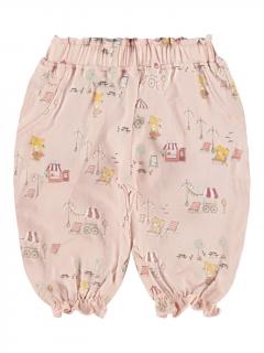 Pantaloni bebe bumbac organic fete - Name It Helga Peach