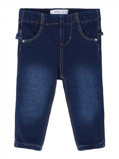 Pantaloni bebelusi aspect denim fete - Name It Frie