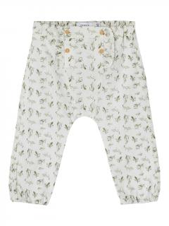 Pantaloni bebelusi fete bumbac organic - Name It Hajette