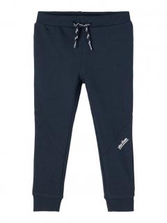 Pantaloni copii bumbac organic baieti - Name It Borge Navy