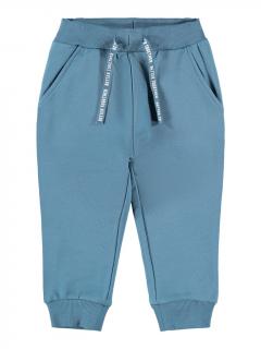 Pantaloni copii bumbac organic baieti - Name It Tona Teal