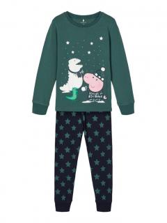 Pijama copii bumbac organic baieti - Name It Peppa Pig