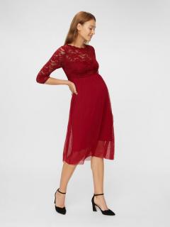 Rochie eleganta gravide Mivana Midnight Cherry