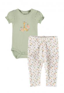 Set body si pantalon bumbac organic fetite - Name It Jeane