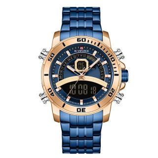 Ceas barbatesc Casual Dual Time Luxury Naviforce Cronograf Quartz Digital