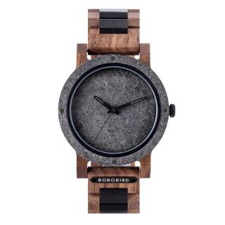 Ceas barbatesc de mana Bobo Bird Quartz Analog Lemn Casual