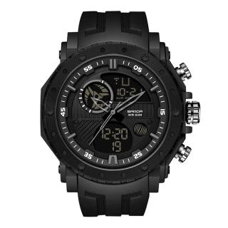 Ceas barbatesc de mana Sanda Stil Militar Army Led Quartz Negru