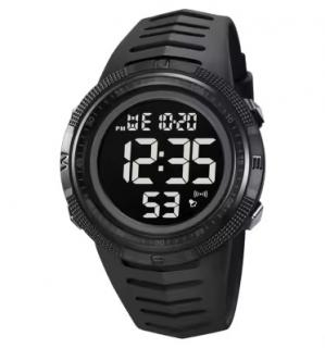 Ceas barbatesc de mana Skmei Fashion Sport Casual Digital Alarma Negru