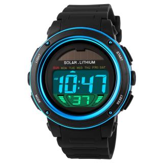 Ceas barbatesc de mana Skmei Solar Cronograf Alarma 5 ATM Digital Casual Sport