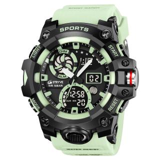 Ceas barbatesc de mana Stryve Army Militar Alarma Cronometru Digital Sport Verde
