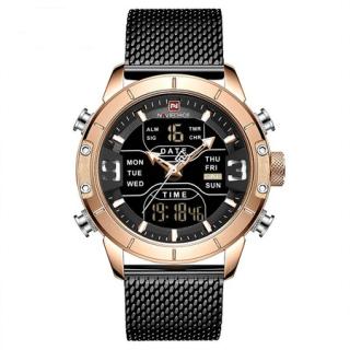 Ceas barbatesc, NaviForce, Business, Fashion, Elegant, Digital, Analog, Mecanism Quartz