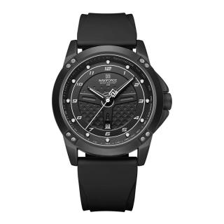 Ceas barbatesc Naviforce Casual Gri Analog Quartz Data Negru