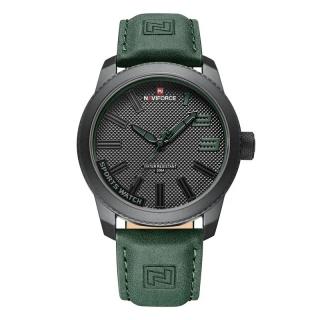 Ceas barbatesc Naviforce Military Sport Quartz Analog Piele Verde