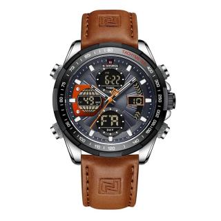 Ceas barbatesc Naviforce Quartz Digital Luxury Militar Maro