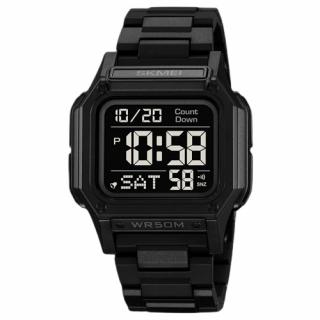 Ceas barbatesc Skmei Digital Sport Casual Cronometru Alarma Negru