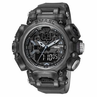 Ceas barbatesc Smael Sport Dual time Afisaj Analog Digital Data