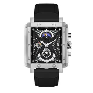 Ceas barbatesc Tio Mecanism Quartz Analog Afisare data Negru