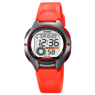 Ceas copii Skmei Led Digital Sport Casual Cronometru Alarma Rosu