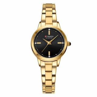 Ceas dama de mana Curren Elegant Quartz Casual Luxury Fashion Auriu Negru