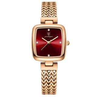 Ceas dama de mana Poedagar Quartz Elegant Casual Fashion Auriu Visiniu