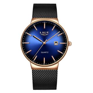 Ceas dama Lige Quartz Analog Bratara reglabila Data Negru