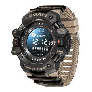 Ceas de mana barbatesc Smael Stil Militar Army Sport Fashion Digital Quartz Dual Time Analog Cronograf