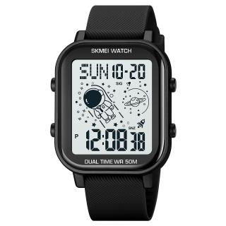 Ceas digital Skmei Casual Sport Dublu afisaj Alarma Cronometru Negru