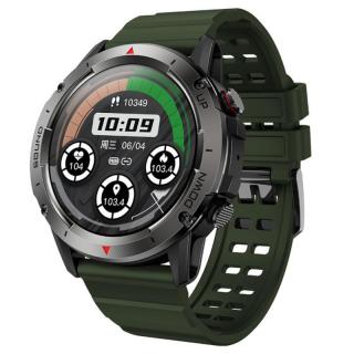 Ceas smartwatch barbati Tio  , 1.39 inch TFF IPS HD, multi sport, apel bluetooth 5.0 HD, tensiune arteriala, monitorizare ritm cardiac multi point, oxigen in sange, difuzor, carcasa metalica, IP68