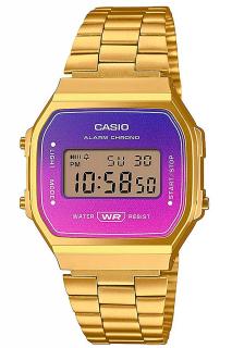 Ceas unisex CASIO Retro Vintage Casual UNX DIG SS PNK