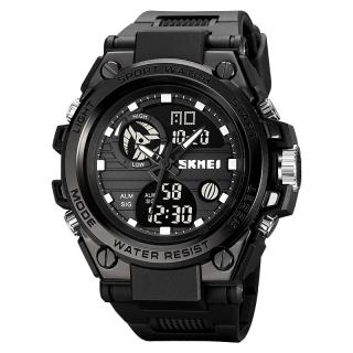 Skmei Ceas barbatesc Casual Cronometru Alarma Digital Analog Negru