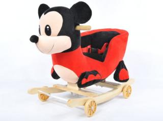 Balansoar muzical din plus Mickey Mouse  2 in 1