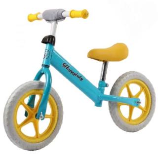 Bicicleta de Echilibru Fara Pedale Albastru ,       12 Inch Ghidon Sa Reglabila Roti Eva