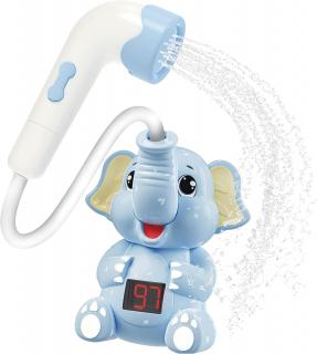 Cap de Dus pentru Baie Elefant Albastru cu Termometru Digital si Pulverizator de Apa
