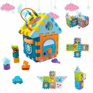 Casuta Multifunctionala Play House Activity Huanger