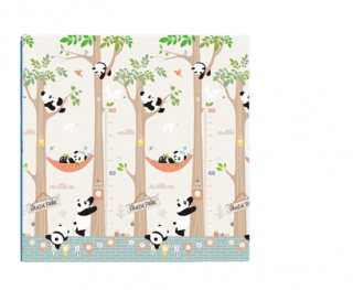 Covor Pliabil cu 2 fete 180 x 200 cm cu termoizolant XPE  Panda