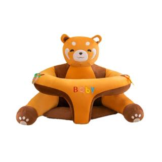 Fotoliu sit up de plus pentru bebe, model urs