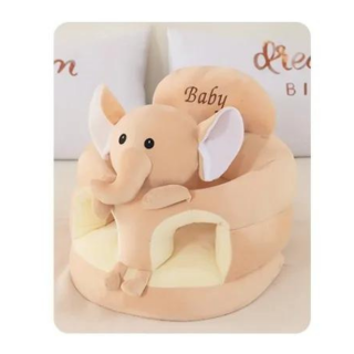 Fotoliul tip sit up de plus pentru bebelusi, model Elefant Crem