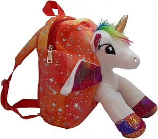 Ghiozdan din Plus Unicorn 3D Rucsac Gradinita din PLus Unicorn