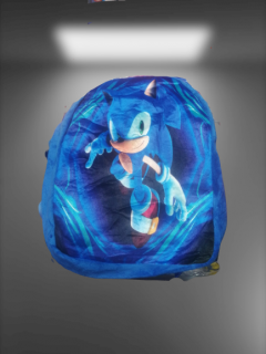 Ghiozdan Rucsac pentru Gradinita din Plus Ariciul Sonic The Hedgehog