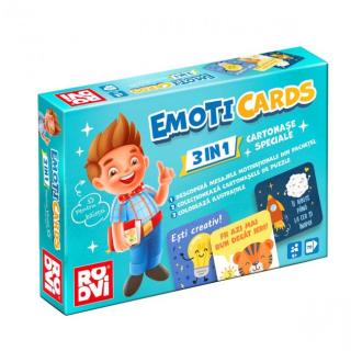 Joc Familie Emotii cards 3 in 1 baieti