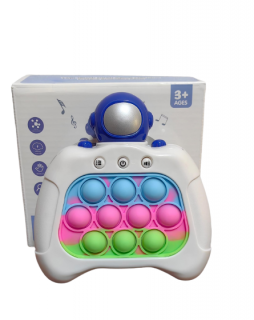 Joc interactiv Push Bubble Consola Quick Push Astronaut Curcubeu